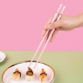 5 пар многоразовых пластиковых палочек для еды, не содержащих BPA, можно мыть в посудомоечной машине, нескользящие палочки для еды из стекловолокна, китайские японские палочки для еды, подарочный набор C