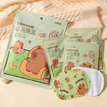 5 пар мультяшных капибар, самонагревающихся зимних теплых одноразовых гелей для рук и ног 02