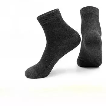 5 пар мужских и женских летних носков до середины икры с защитой от запаха, впитывающих пот, дышащих, антибактериальных, не образующих катышков 5 pairs белый