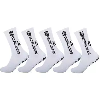 5 пар мужских и женских нескользящих носков для тренировок: футбол, баскетбол, бейсбол, регби, футбол, теннис EU37-45 US7-10