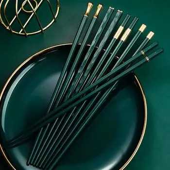 5 пар/набор высококачественных нескользящих палочек для еды для дома, отеля, ресторана