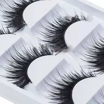 5 пар накладных ресниц для макияжа, длинные толстые накладные ресницы ручной работы, наращивание ресниц
