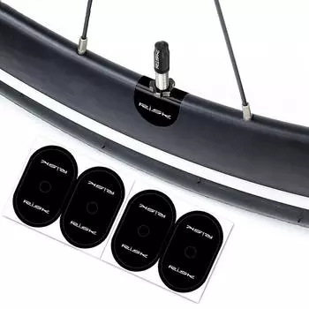 5 пар наклеек на клапан эллиптического велосипеда Presta, наклейка на клапан шины велосипеда, защитная накладка на обод, наклейка на камеру горного шоссейного велосипеда