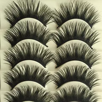 5 пар натуральных накладных ресниц, длинные толстые накладные ресницы, инструменты для макияжа 1