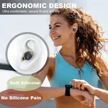 5 пар наушников-вкладышей, мягкие эластичные износостойкие силиконовые сменные насадки-крылья для Galaxy Buds FE 2023 чёрный