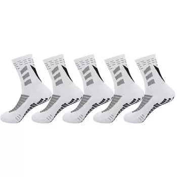 5 пар нескользящих носков для мужчин и женщин, спортивные вехи, амортизирующие для бега и тенниса EU37-45 US7-10