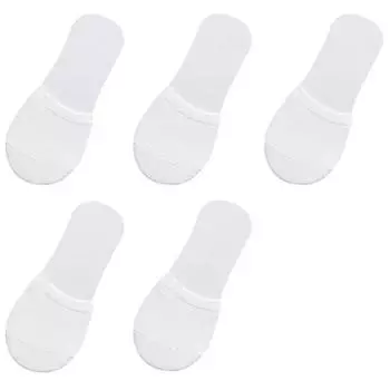 5 пар носков для передней части стопы женские летние однотонные женские носки-полуноски с закрытыми пальцами, носки-полуноски для пяток, невидимые хлопковые дышащие носки One size