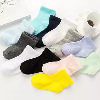 5 пар осенне-зимних теплых носков для маленьких девочек и мальчиков Girl-S