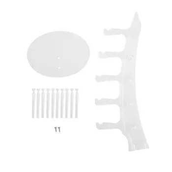 5 пар пластиковых очков полка солнцезащитные очки дисплей стенд держатель для хранения прозрачный