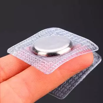 5 пар ПВХ сумочка инструмент скрытая пряжка DIY швейная металлическая пуговица модные аксессуары для одежды невидимая скрытая магнитная пряжка 10*2