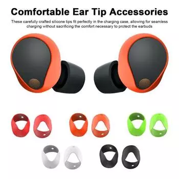 5 пар силиконовых амбушюров для наушников WF-1000XM5, улучшенное качество звука, надежная фиксация, силикон