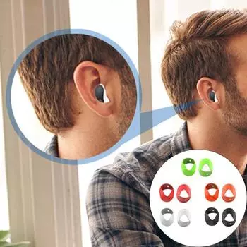 5 пар силиконовых амбушюров для наушников WF-1000XM5, улучшенное качество звука, надежная фиксация силиконовых амбушюров разноцветный