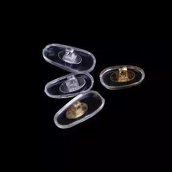 5 пар силиконовых навинчивающихся носовых упоров для очков солнцезащитных очков 14mm серебряный