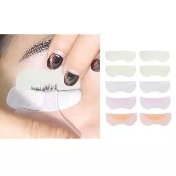 5 пар силиконовых подушечек для завивки ресниц, смешивающих цвета, липкие стержни для ресниц, щиток для подтяжки ресниц, 3D-щипцы для завивки ресниц, аксессуары, аппликаторы