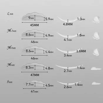 5 пар силиконовых подушечек для завивки ресниц 5 размеров липкие стержни для ресниц щиток для подъема 3D щипцы для завивки ресниц аппликатор инструменты complete set