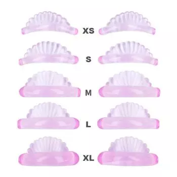 5 пар силиконовых подушечек для завивки ресниц без клея, липкие стержни для ресниц, щиток для подтяжки ресниц, 3D-щипцы для завивки ресниц, аксессуары, аппликаторы onesize фиолетовый