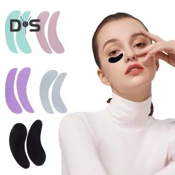 5 пар силиконовых подушечек под глаза. Моющиеся и многоразовые пластыри для подтяжки глаз. Уменьшают тонкие линии и морщины. Патчи для глаз для домашнего спа-салона для глаз. Антивозрастная кожа. 1 Set
