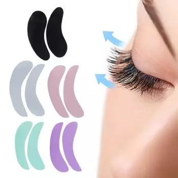 5 пар силиконовых подушечек под глаза, моющиеся и многоразовые пластыри для подтяжки глаз, уменьшающие тонкие линии и морщины, патчи для глаз для домашнего спа, против старения 1 Set