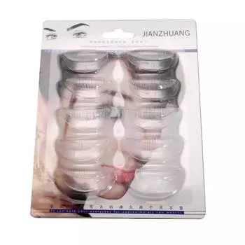 5 пар силиконовых прочных ресниц, перманентная щипцы для завивки ресниц, щипцы для завивки корней, накладные накладки для ресниц