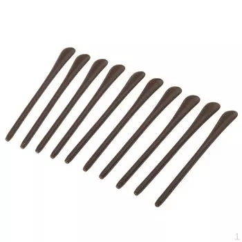 5 пар сменных силиконовых наконечников для очков, трубок для носков ушей, сменные детали - коричневые, как