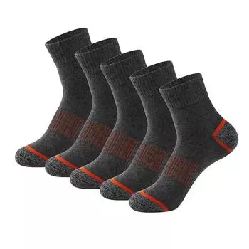 5 пар удобных винтажных носков для мужчин — дышащие, повседневные, носки для активного отдыха на весну 5 Pairs белый