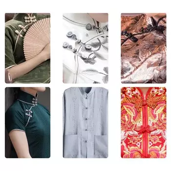 5 пар/упаковка Застежка для чонсама Швейные застежки Китайские узлы Пуговица-лягушка Декоративные пуговицы Китайские традиционные пуговицы 9