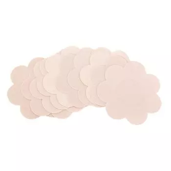 5 пар женских накладок на соски, накладки, самоклеящиеся, для свадебной вечеринки, одноразовые лепестки для груди Flower