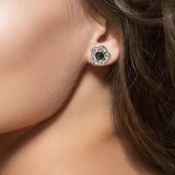 5 пар женских серег-гвоздиков в стиле ретро, этнический стиль, искусственная бирюза, богемные полые гладкие антиаллергенные украшения для ушей, ювелирные изделия, женские серьги-гвоздики Sets