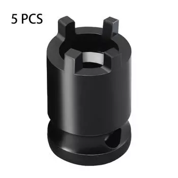 5 PCS Heavy Duty Flange Nut Removal Maintenance Standard Tool Multifunction Socket Wrench Household