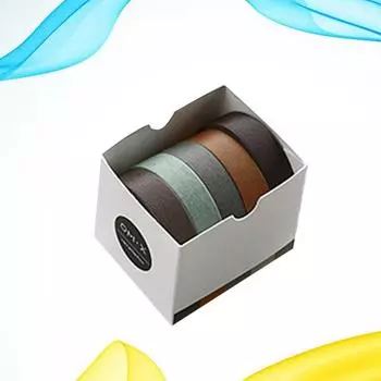 5 PCS Photo Album Tape Gift Wrapping Decoration Washi Creative Paper DIY Hand Account