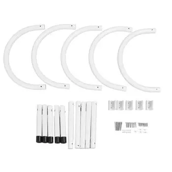 5 Pcs Pool Cover Holder 43cm U Shaped Tube Solar Blanket Storage Hook for Above Ground Swimming