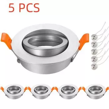 5 Pcs Recessed Downlight Ceiling Lamp MR16 LED Embedded Spotlight Living Room Bedroom Aisle Home Lighting