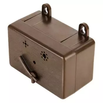 5# Перезаряжаемый 50-футовый ультразвуковой глушитель лая для собак темно-коричневого