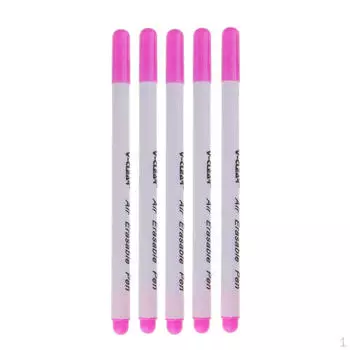 5 шт. 2 мм стираемая ручка с автоисчезающим эффектом для самостоятельной маркировки ткани розово-красного цвета