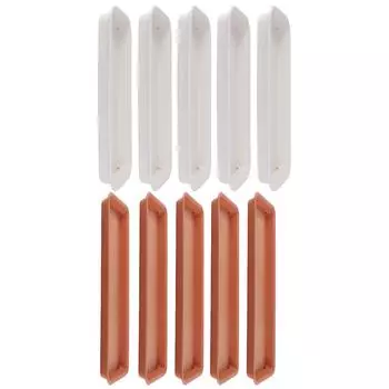 5 Pieces Plant Saucers Plant Trays Planter Trays Plant Pot Saucers for Yard Balcony Windowsill Indoors Outdoor Courtyard белый