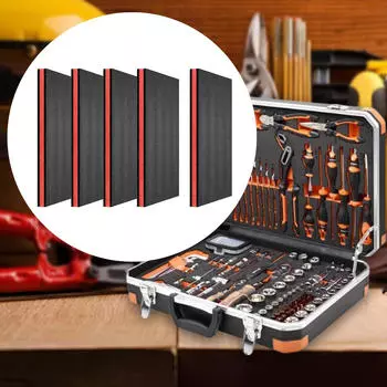 5 Pieces Tool Box Foam Inserts Packing Pads Removable Liners for Transport Length 50cm