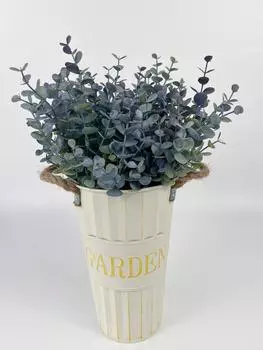 5 пучков искусственных растений, искусственные стебли эвкалипта, искусственная зелень, растения для самостоятельного изготовления свадебных букетов, центральных композиций жёлтый