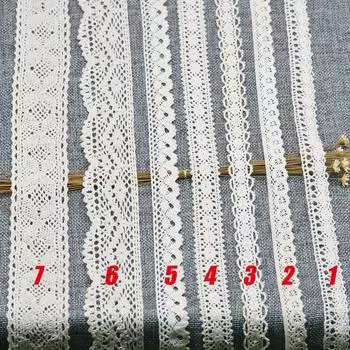 5 ярдов бежевая кружевная бейка с цветочным принтом, свадебный кружевной декор, отделка из шитья, подарочная упаковка #1