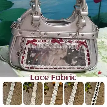 5 ярдов хлопчатобумажной кружевной ленты платье детская ткань шитье вышивка декор Лолита кружевная отделка кукольная одежда аксессуары ручной работы 5yard