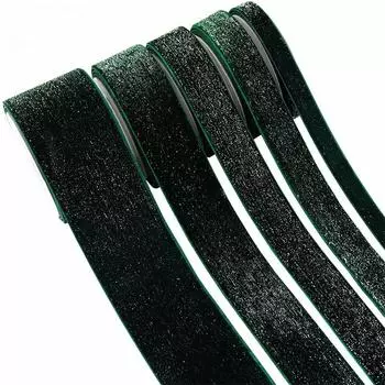 5 ярдов зеленой бархатной ленты для упаковки подарков своими руками, украшения для дома и рождественских вечеринок wide10mm зелёный