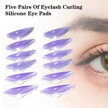 5 размеров щипцы для завивки ресниц, подъемные подушечки, 3 цвета, подушечки для завивки ресниц, стержни для подъема ресниц, силикон для ресниц, макияж, бьюти-инструмент фиолетовый