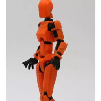 5 разобранных верхних частей тела, съемные, напечатанная на 3D-принтере голова робота Titan, подвижная подставка, подходит для коллекционирования и украшения рабочего стола One Size