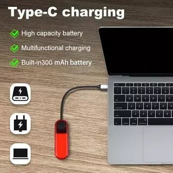 5 режимов света велосипедный задний фонарь водонепроницаемый велосипедный фонарь Cob Usb перезаряжаемый горный велосипед задние фонари для безопасности езды на велосипеде 7CM