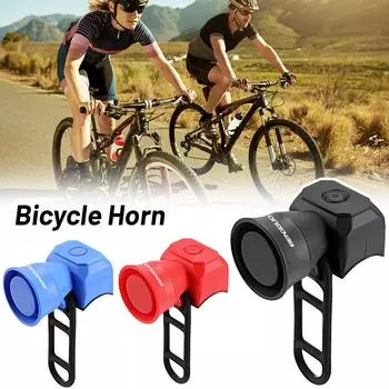5 режимов велосипедный электрический звонок клаксон велосипедный USB зарядка дорожный сигнал горный велосипед мотоцикл E0S0 Charging Type Black-1pc