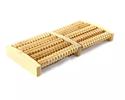 5 роликовых массажеров для ног из необработанного дерева, снятие стресса, оздоровительная терапия, расслабляющий массаж