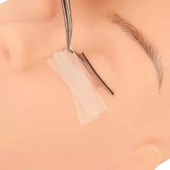 5 рулонов дышащей клейкой ленты для прививки ресниц, легко разрываемая нетканая ткань для ресниц 1pcs белый