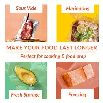 5 рулонов с различными комбинациями размеров по 3 м, не содержащий бисфенол А, семислойный соэкструдированный пакет для запечатывания пищевых продуктов с ромбовидным узором