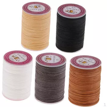 5 рулонов вощеной нити, полиэфирный шнур, кожаный ремесленный браслет для шитья