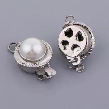 5-щипковые застежки для изготовления ювелирных изделий из жемчуга, ожерелья, браслета, концы, разъемы, бисероплетение