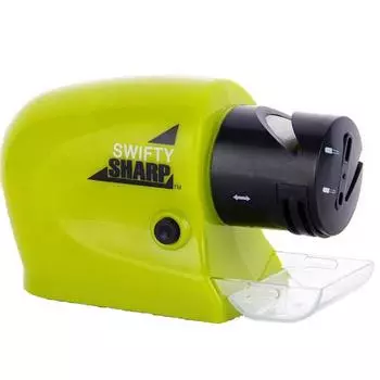 5 секунд быстрая электрическая точилка для ножей Grindstone для отверток ножниц зелёный